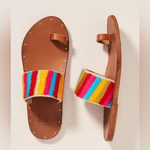 Beek Dove Leather Sandal